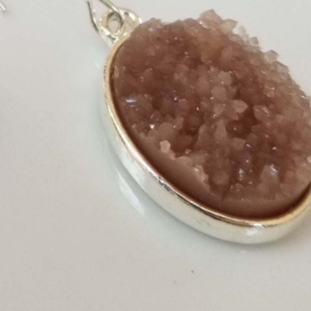 DRUZY DROP Earrings - Picture 3 of 3